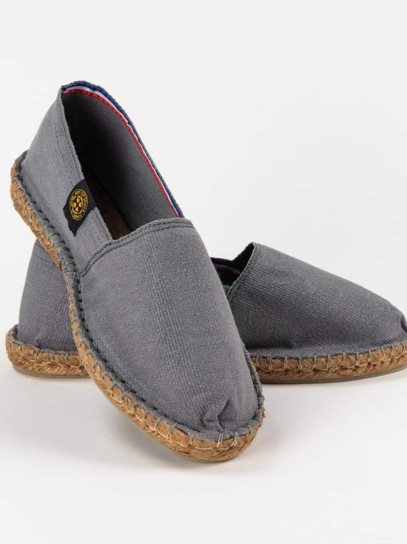 Espadrilles Unies unie Gris - Kiabi