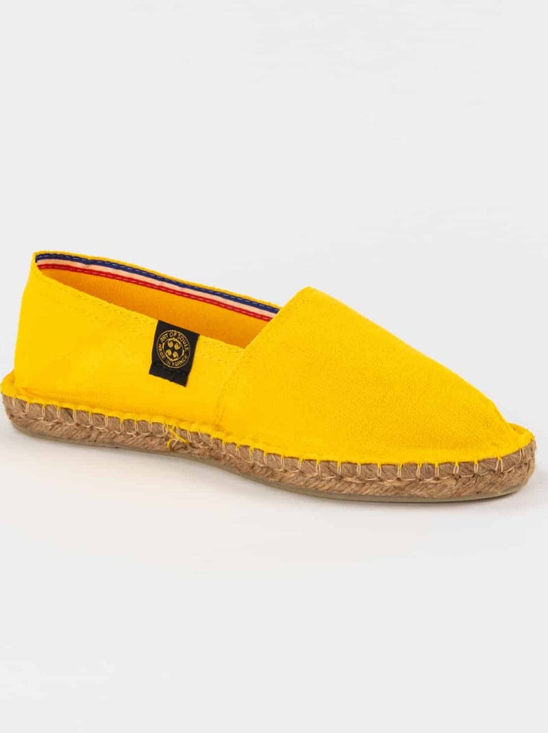 Espadrilles Unies unie Jaune - Kiabi