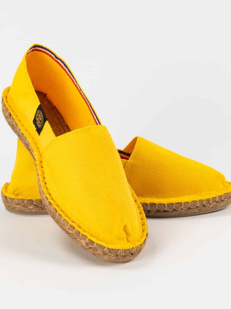 Espadrilles Unies unie Jaune - Kiabi