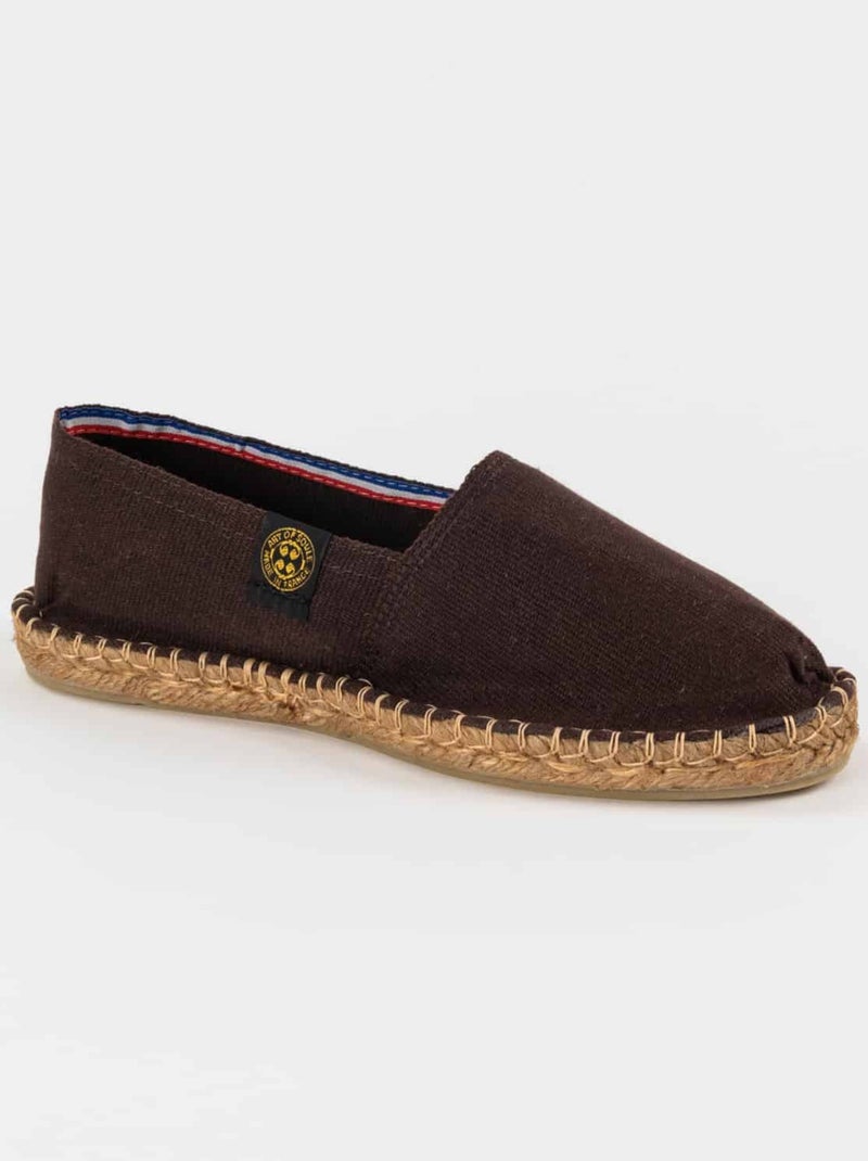 Espadrilles Unies unie Marron - Kiabi