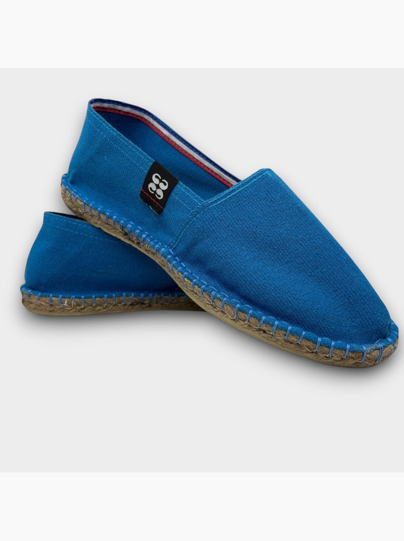 Espadrilles Unies unie Noir Bleu ciel - Kiabi