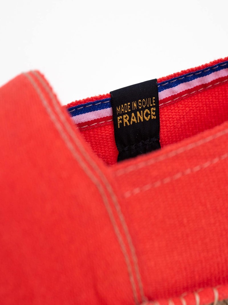 Espadrilles Unies unie Orange corail - Kiabi