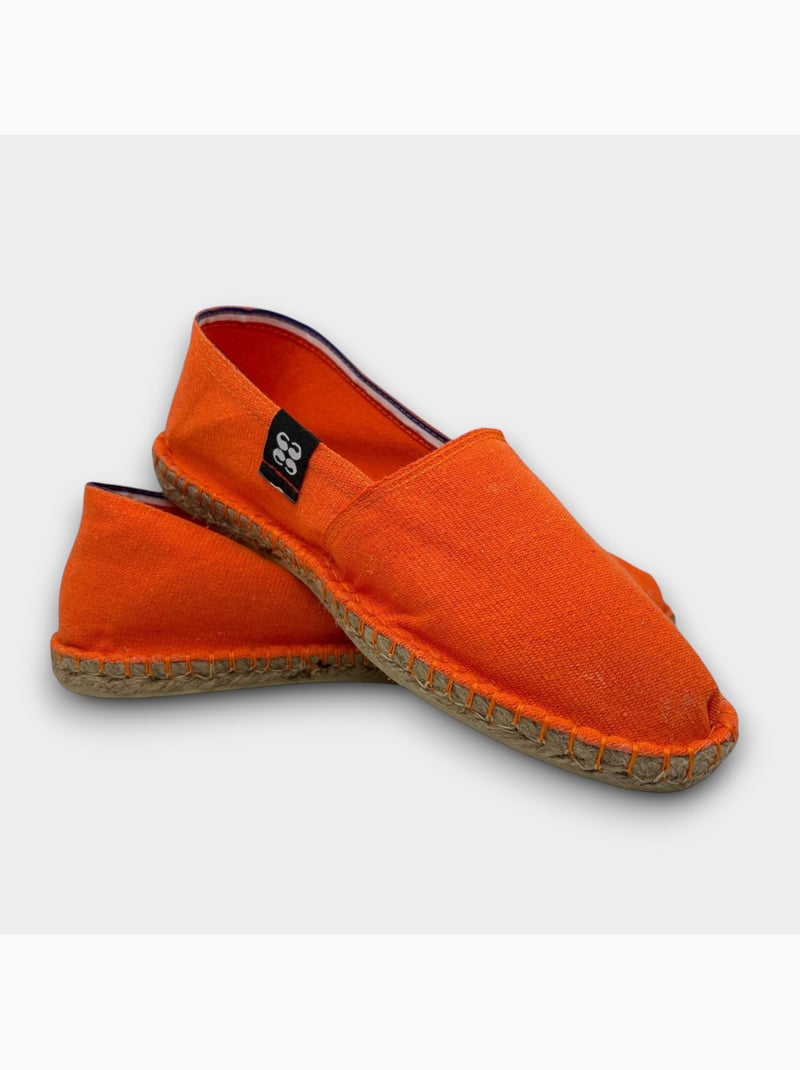 Espadrilles Unies unie Orange - Kiabi
