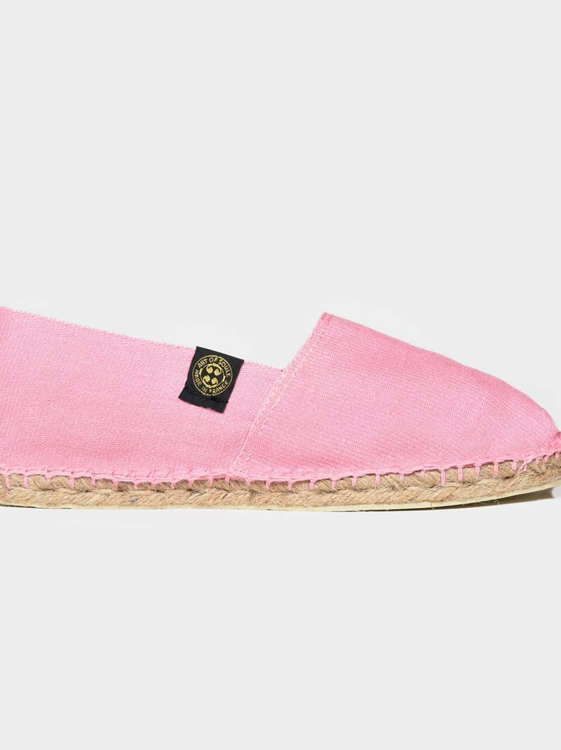 Espadrilles Unies unie Rose - Kiabi