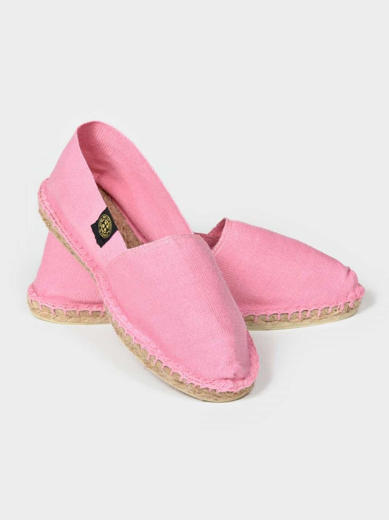 Espadrilles Unies unie Rose - Kiabi