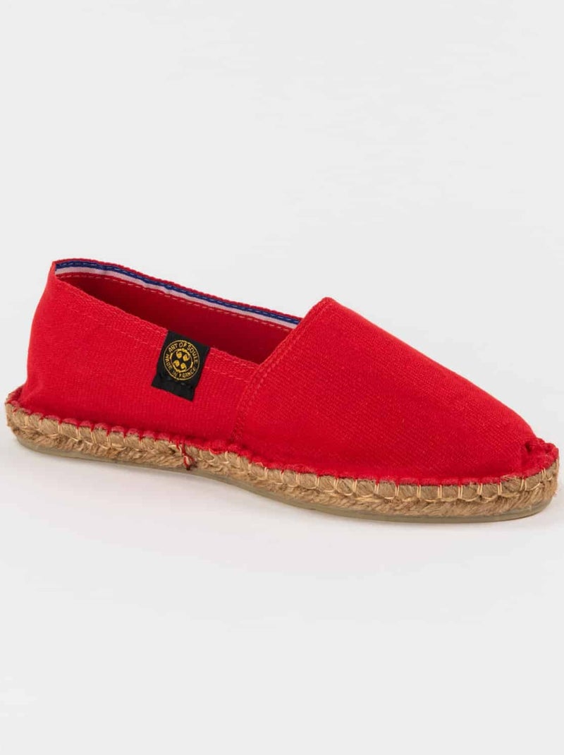 Espadrilles Unies unie Rouge - Kiabi