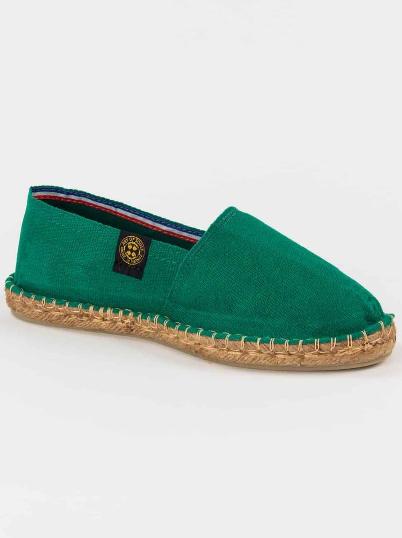 Espadrilles Unies unie Vert - Kiabi