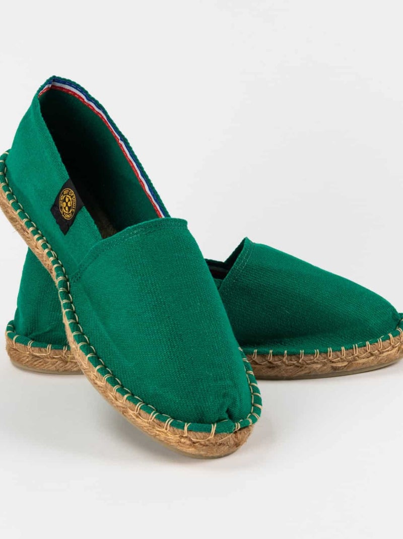Espadrilles Unies unie Vert - Kiabi