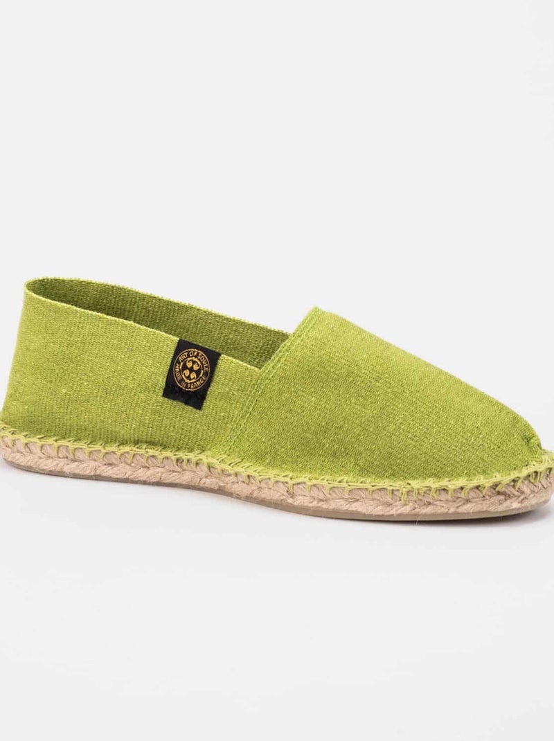 Espadrilles Unies unie Vert - Kiabi