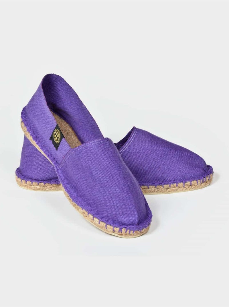 Espadrilles Unies unie Violet - Kiabi