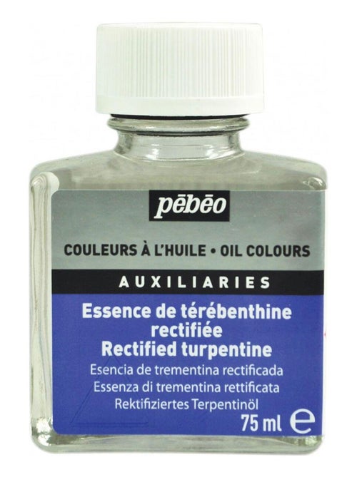 Essence de Térébenthine rectifiée - 75 ml - Pébéo - Kiabi
