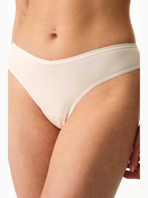 Essentials slip brésilien échancré en v penti - Kiabi Essentials slip brésilien échancré en v penti - Kiabi
