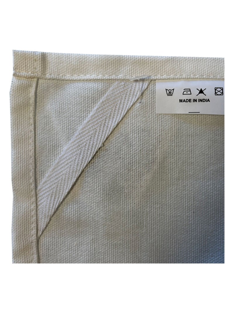 Essuie main en coton décoré bistrot paris Blanc - Kiabi