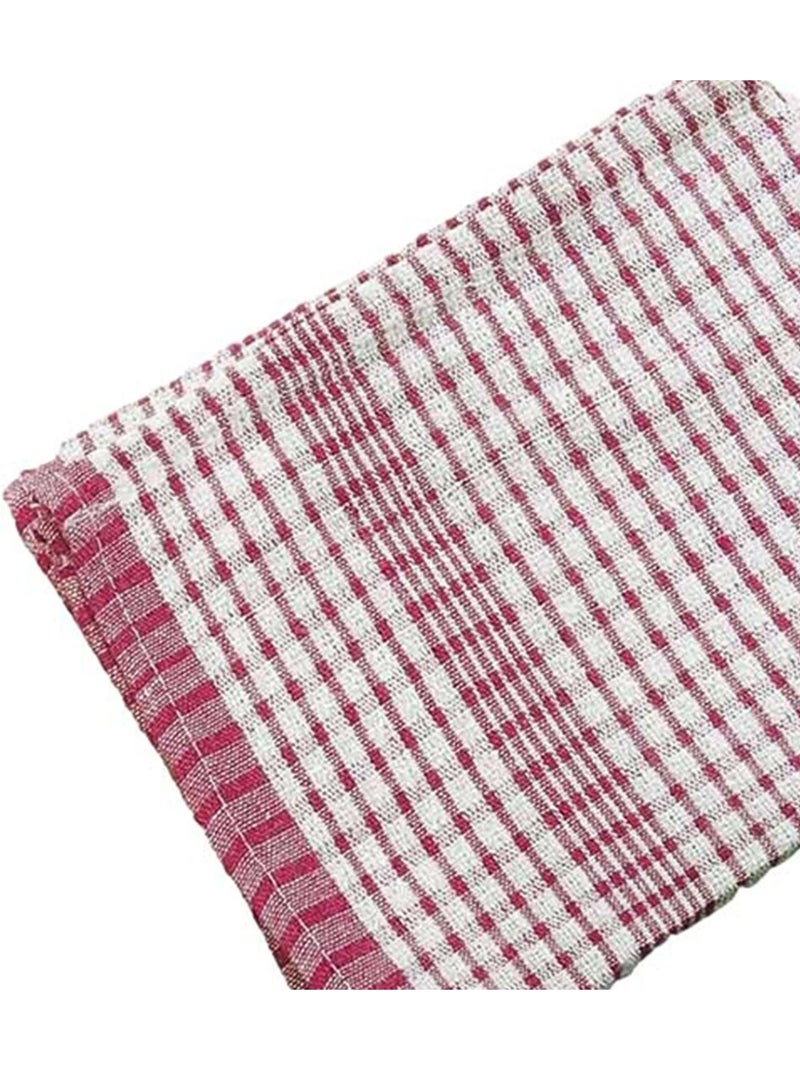Essuie-mains en coton absorbant Rouge - Kiabi