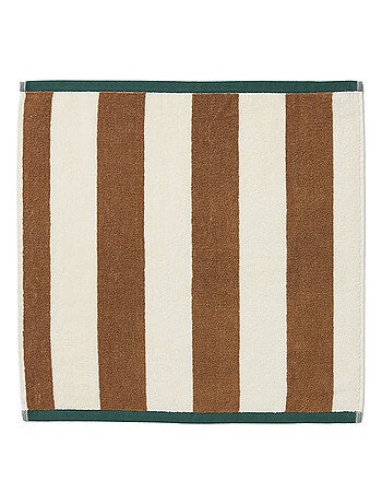 Essuie-mains en jacquard de coton, RIVAGE VERT