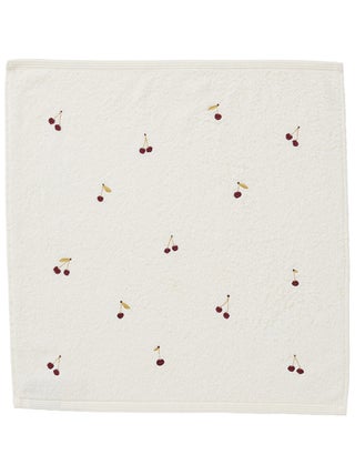 Essuie-mains imprimé en coton, CERISES