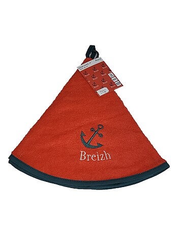 Essuie mains torchon rond Ancre breizh