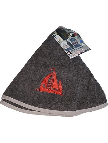 Essuie mains torchon rond brode bateau