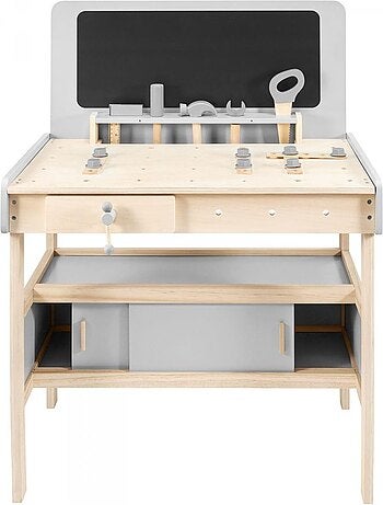 Établi bricolage XXL bois 50 pièces avec ceinture Mamabrum