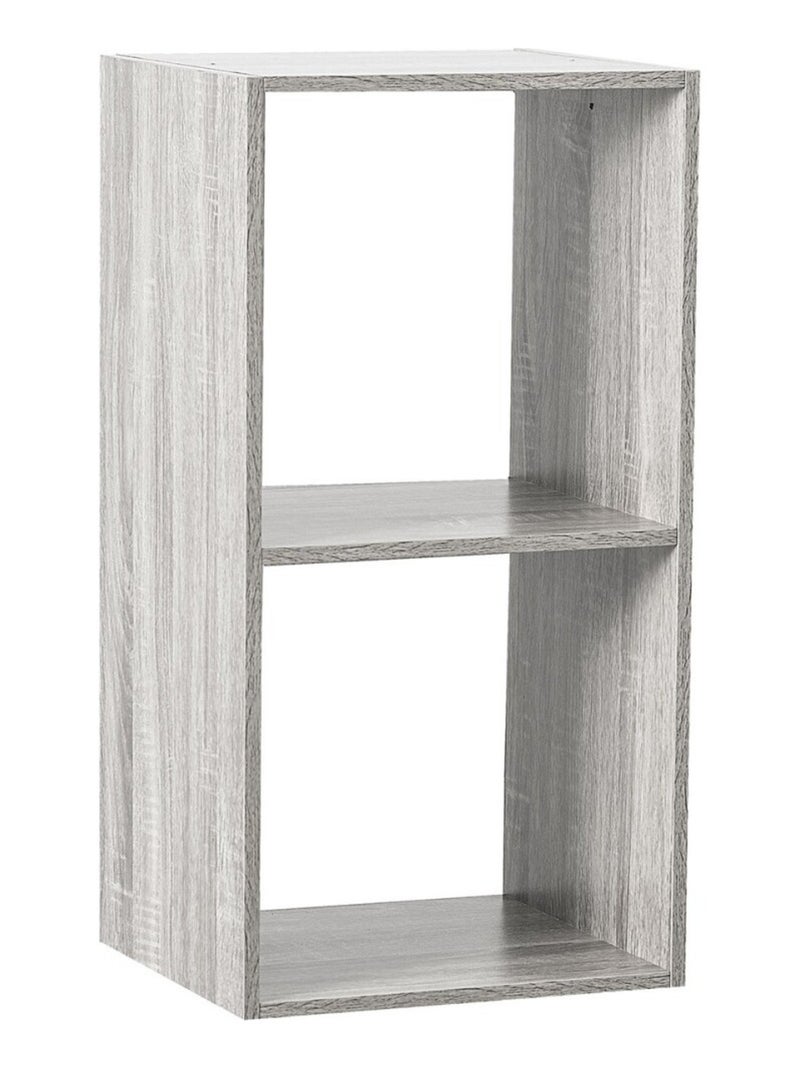 Étagère 2 cases Mix gris Gris - Kiabi