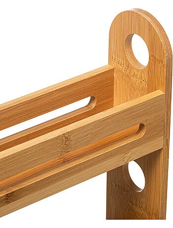 Étagère 2 niveaux pour épices BAMBOU CUISINE
