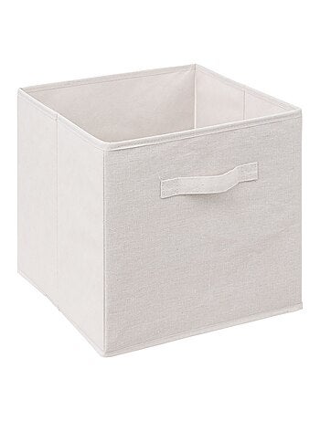 Etagère 3 paniers de rangement TIDY BOX - Beige