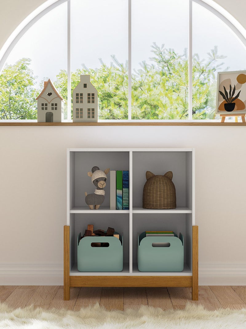 Étagère 4 cubes Kenan - AKITEN RETAIL Blanc - Kiabi