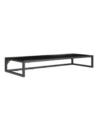 Étagère à chapeau murale noire 80 x 28 cm - House Nordic
