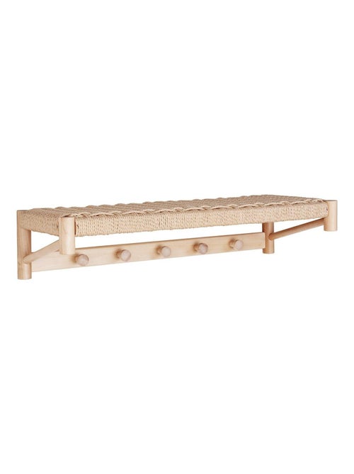 Étagère à chapeaux murale en peuplier 78 x 31 cm - House Nordic - Kiabi