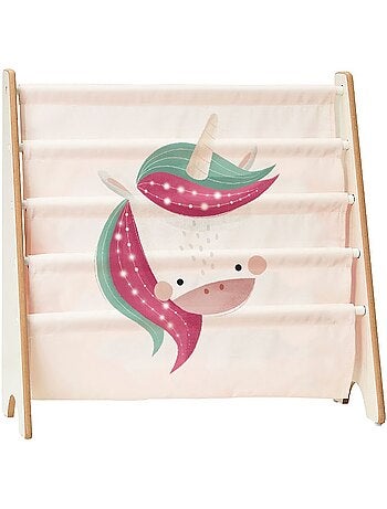 Étagère à livres sparkly la licorne