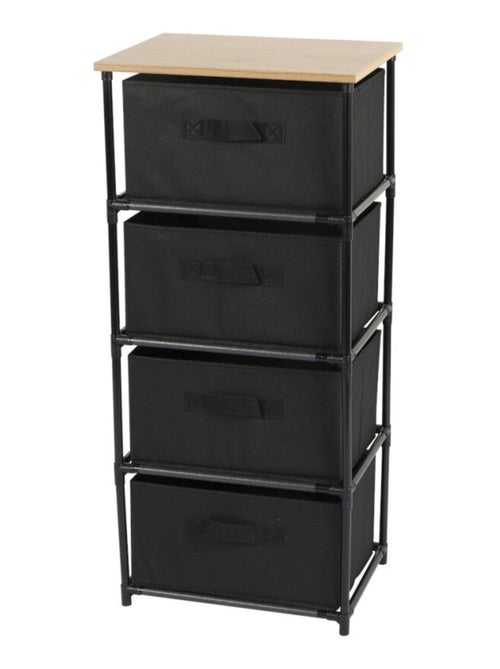 Etagère avec 4 tiroirs intissés - Kiabi