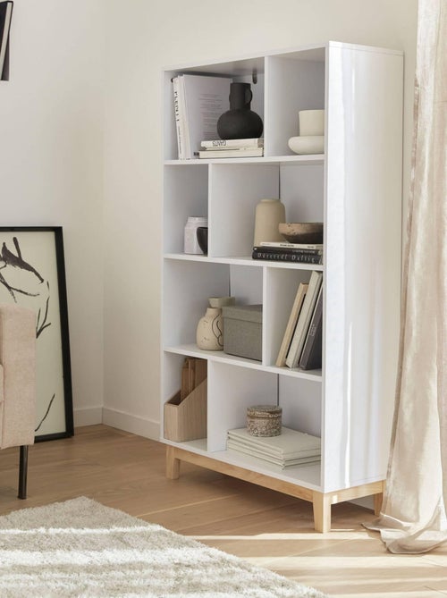 Etagère bibliothèque décor bois 4 étagères Floki - Kiabi