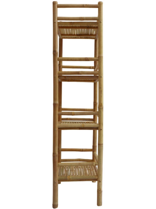 Etagère bibliothèque exotique bambou 4 niveaux fidji - Kiabi Etagère bibliothèque exotique bambou 4 niveaux fidji - Kiabi