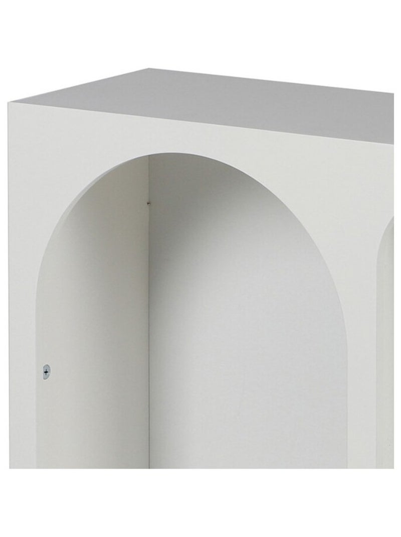 Etagère blanche 4 niches Gallery Blanc - Kiabi