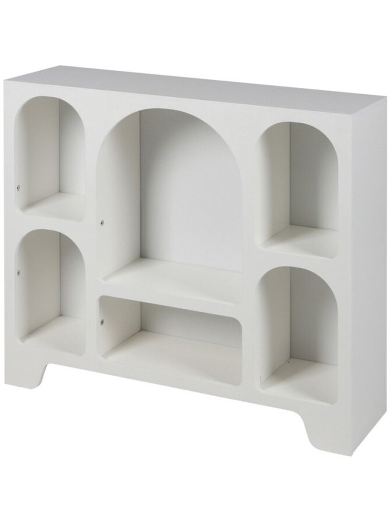 Etagère blanche 6 niches Gallery Blanc - Kiabi