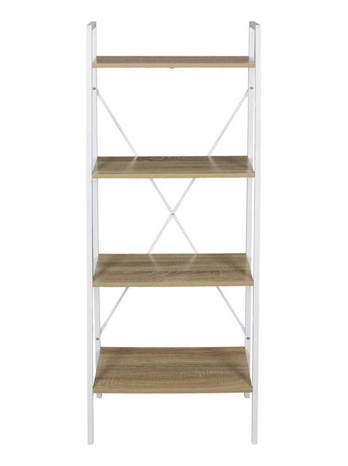 Étagère bois et métal blanc - Kiabi Étagère bois et métal blanc - Kiabi
