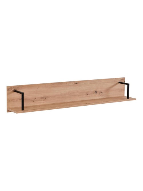 Étagère bois Métal Noir Naturel Style Industriel - Kiabi