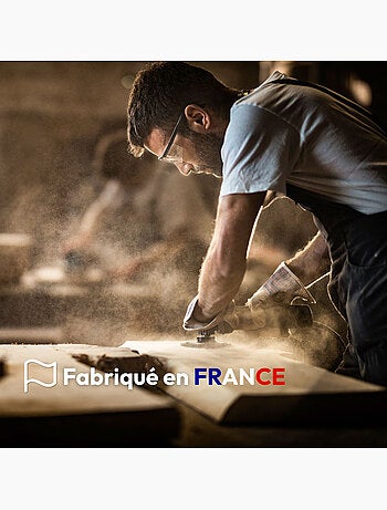 Etagère caisson suspendue en hêtre naturel ARMAND