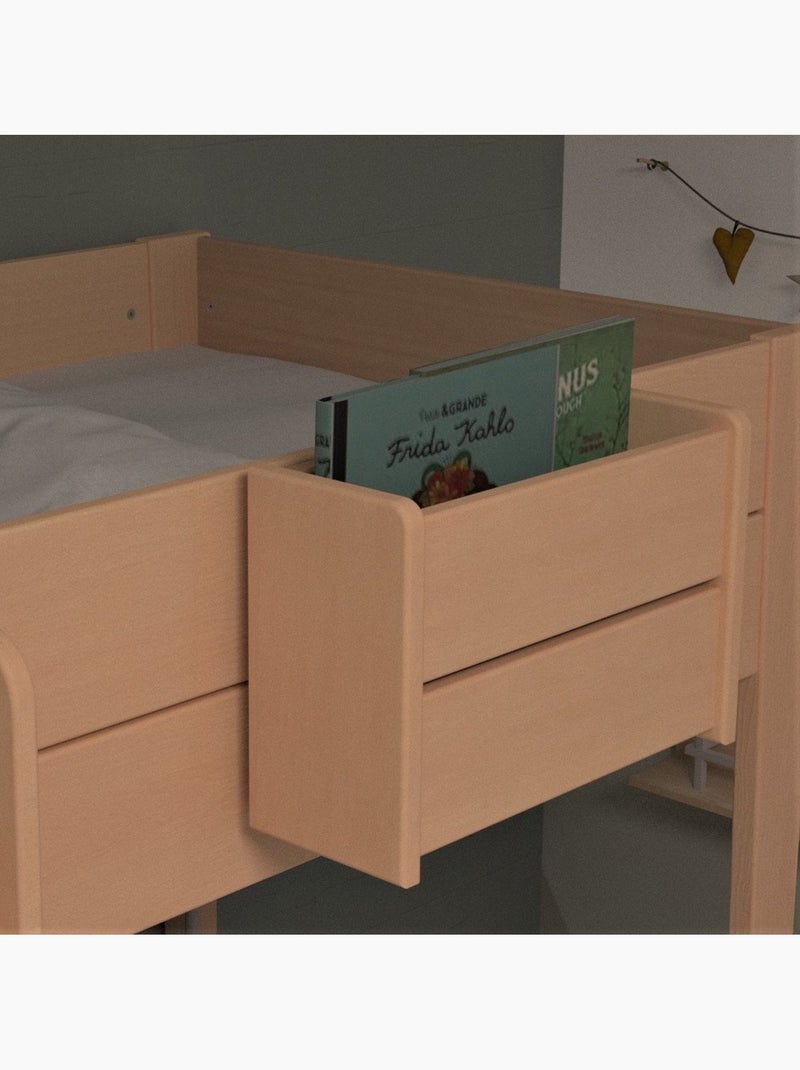 Etagère caisson suspendue en hêtre naturel  ARMAND N/A - Kiabi