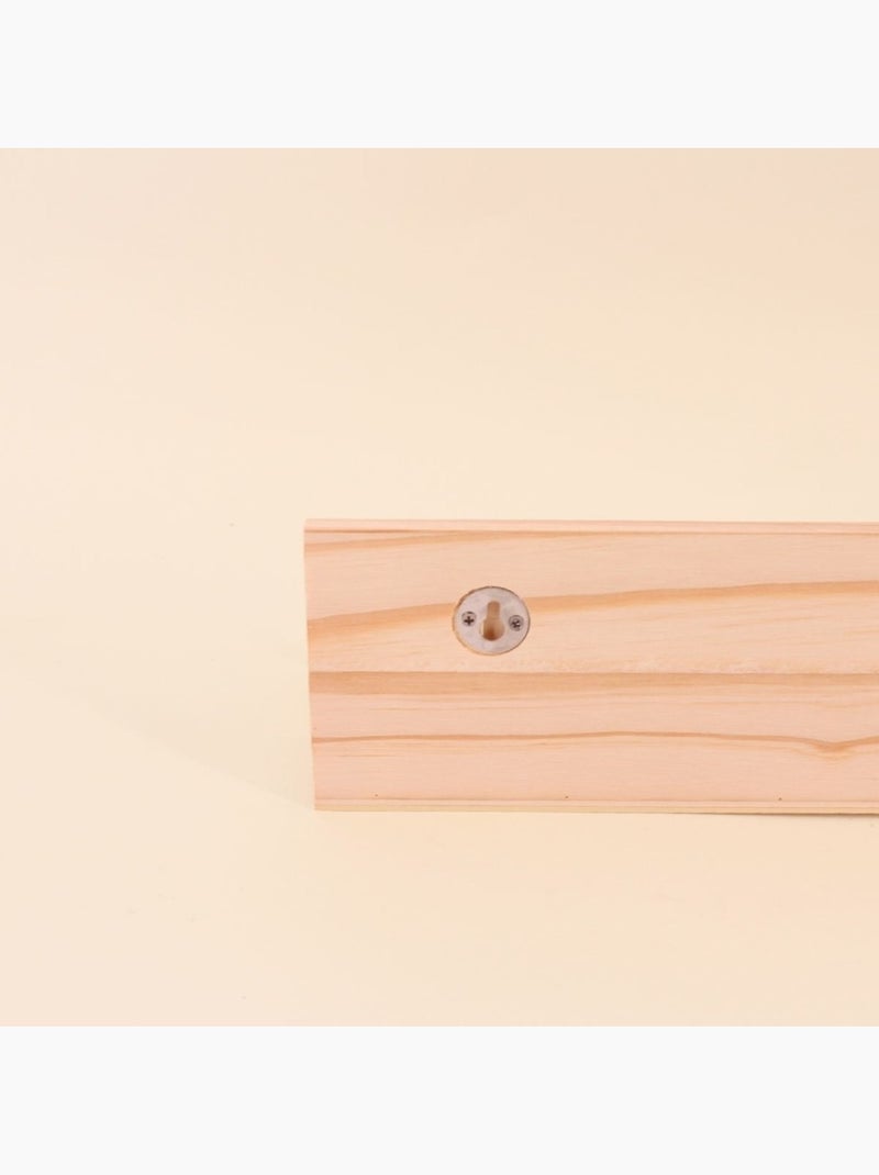 Etagère cimaise en bois 40x10cm Beige - Kiabi