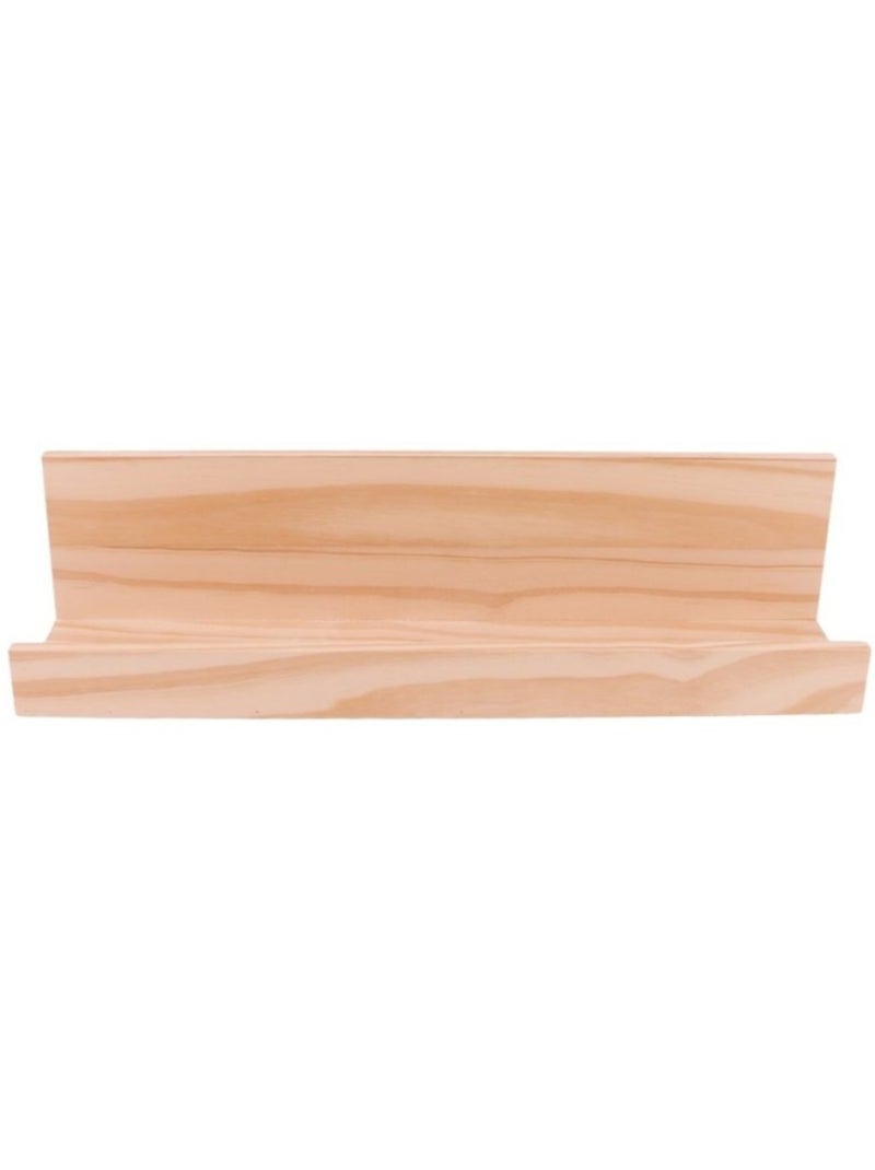 Etagère cimaise en bois 40x10cm Beige - Kiabi