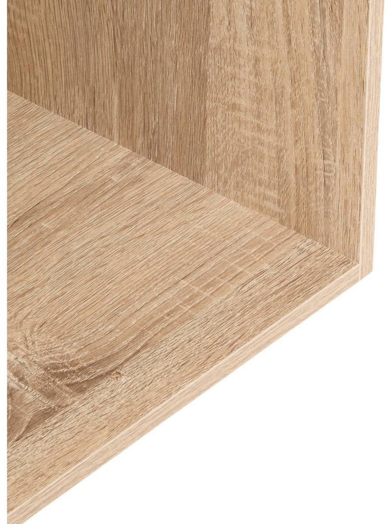 Étagère colonne 4 cases en bois MIX'N MODUL Beige - Kiabi