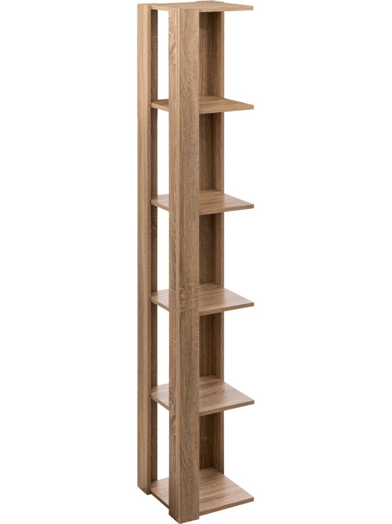 Étagère colonne d'angle effet chêne naturel Beige - Kiabi