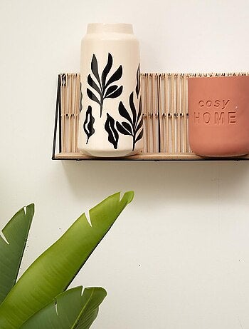 Etagère corde et métal