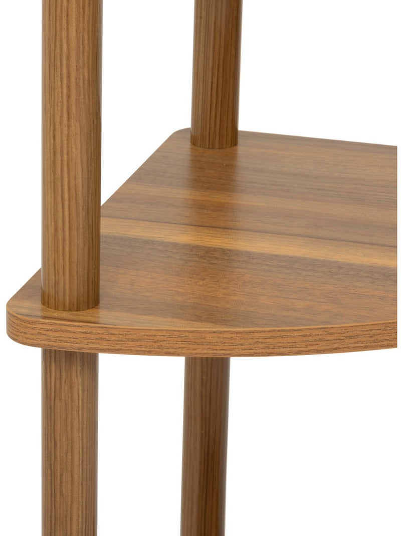 Étagère d'angle 3 niveaux effet marbre COME Marron - Kiabi