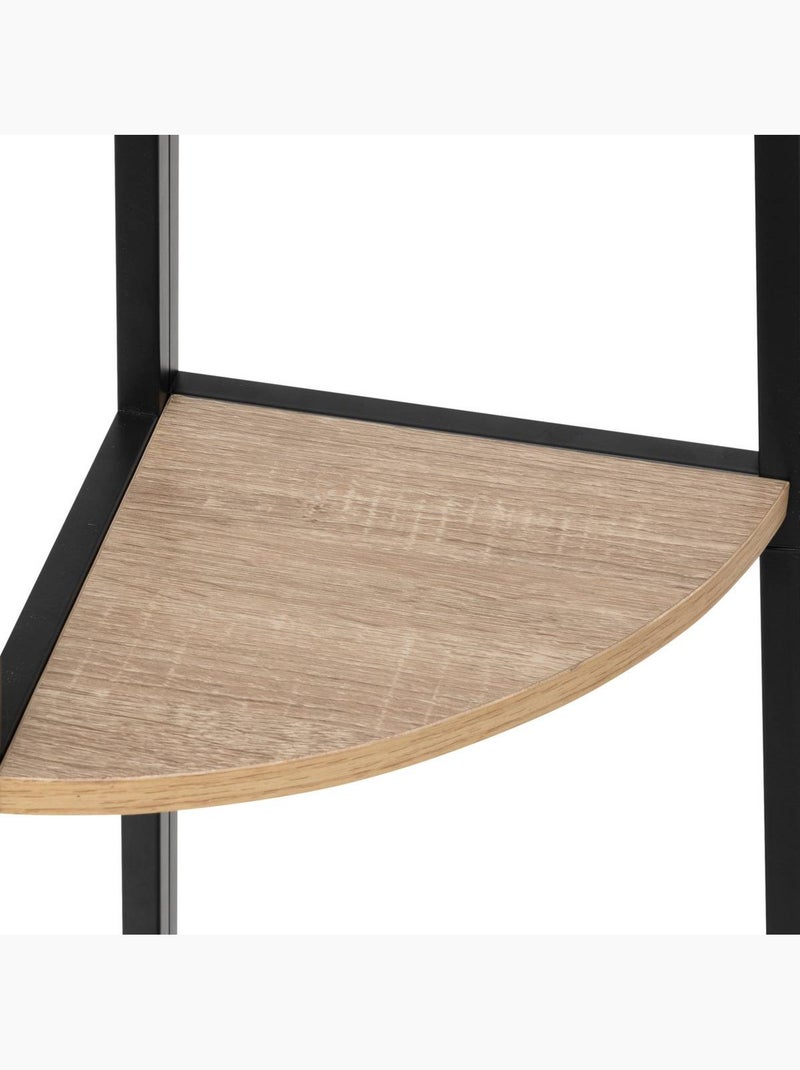 Étagère d'angle 5 niveaux effet bois ALIAJ Beige - Kiabi