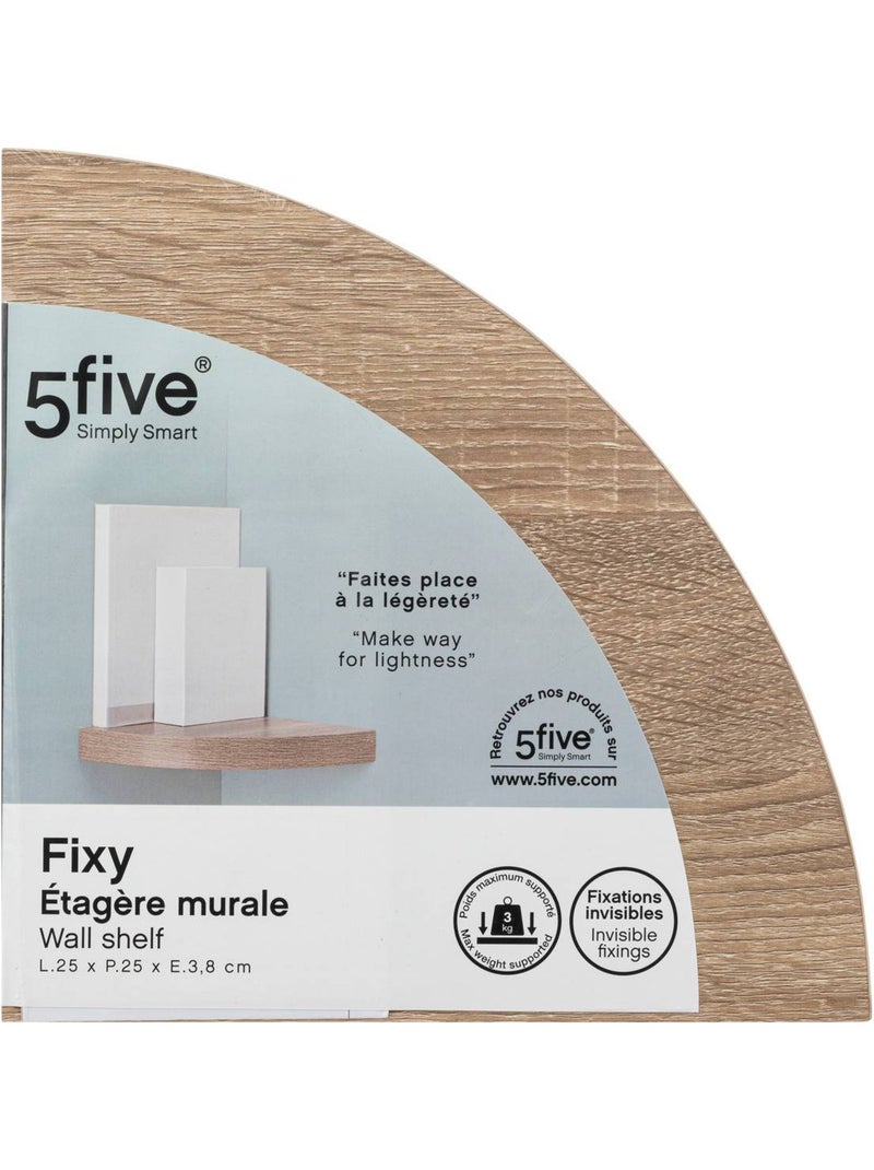Etagère d'angle à fixation invisible FIXY Beige - Kiabi