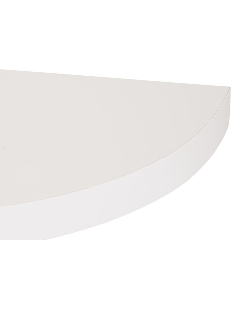 Etagère d'angle à fixation invisible FIXY Blanc - Kiabi