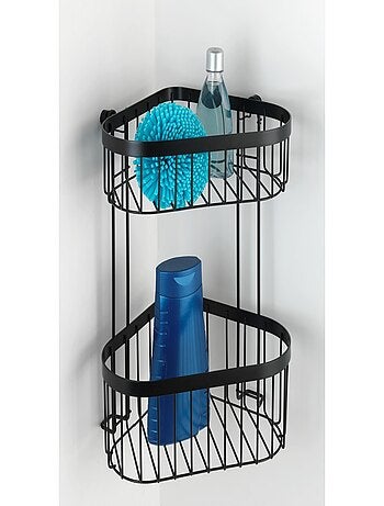 Etagère d'angle de douche 2 niveaux en inox CLASSIC
