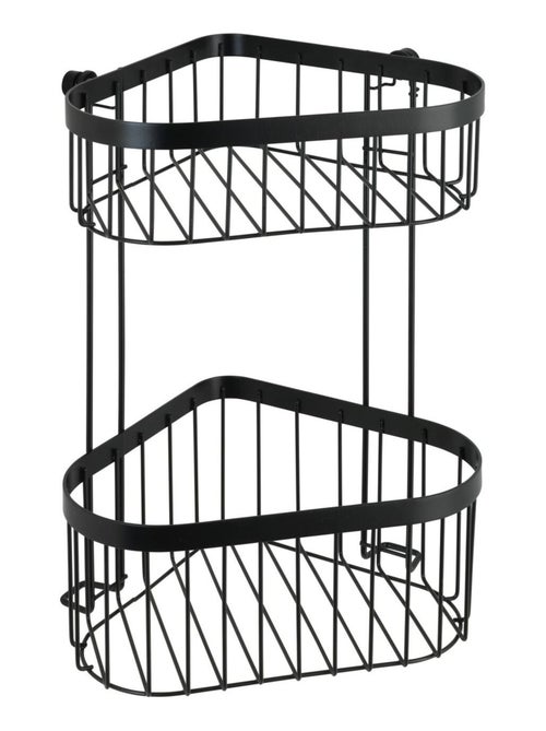 Etagère d'angle de douche 2 niveaux en inox CLASSIC - Kiabi